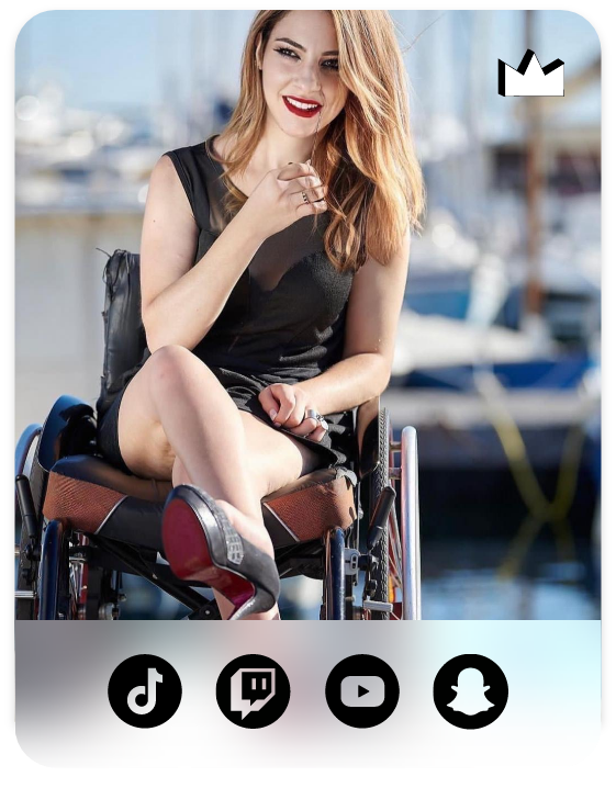 Nadjet Msk Miss Wheelchair world finaliste Chroniqueuse Tv TMPM Touche pas à mon poste